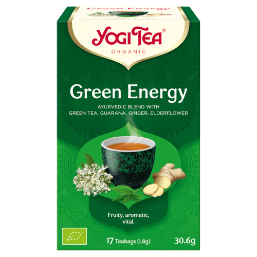 YOGI TEA ORGANIC GREEN ENERGY 17 TEA BAGS 30.6G