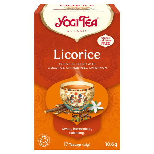 YOGI TEA ORGANIC LICORICE 17 TEA BAGS 30.6G