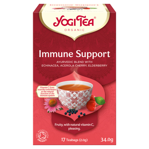 YOGI TEA ORGANIC IMMUNE SUPPORT 17 TEA BAGS 34G
