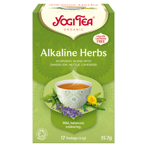 YOGI TEA ORGANIC ALKALINE HERBS 17 TEA BAGS 35.7G