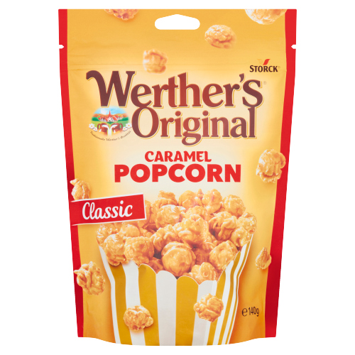 WERTHER'S ORIGINAL POPCORN CARAMEL 140G-XMAS