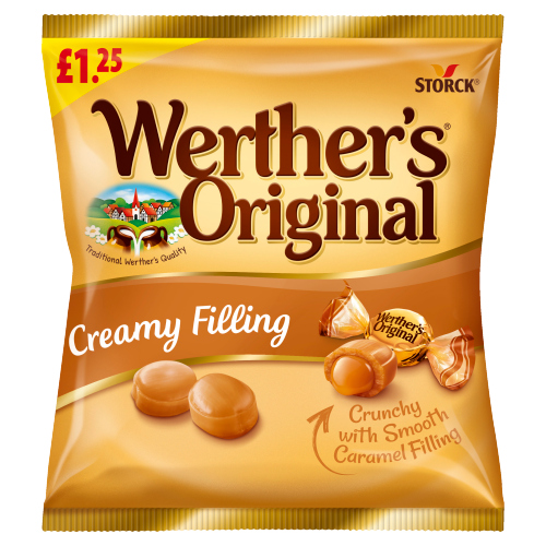 WERTHER'S ORIGINAL CREAMY FILLING PMP £1.25 110G