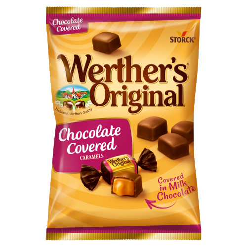 WERTHER'S ORIGINAL CHOCOLATE COVERED CARAMELS 100G