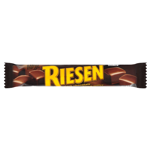 RIESEN DARK CHOCOLATE CHEWY TOFFEE 45G