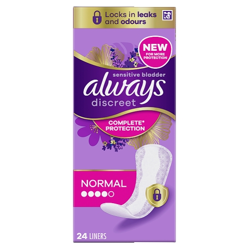 ALWAYS DISCREET LINERS PLUS 20S
