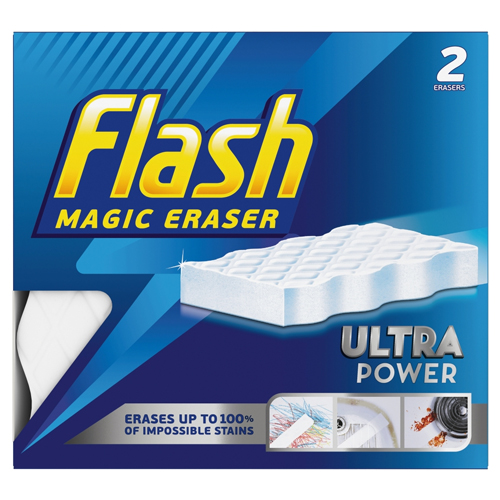 FLASH ERASER HOUSEHOLD EXTRA POWER 2S