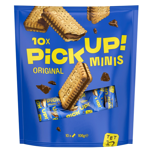 BAHLSEN PICK UP! MINIS MILK CHOCOLATE SANDWICH 10PK 106G