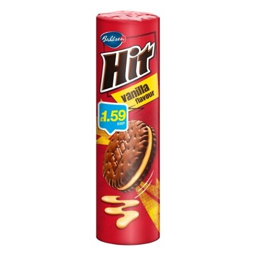BAHLSEN HIT VANILLA CREME PMP £1.49 220G