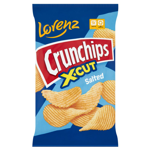 LORENZ CRUNCHIPS X-CUT SALTED 75G