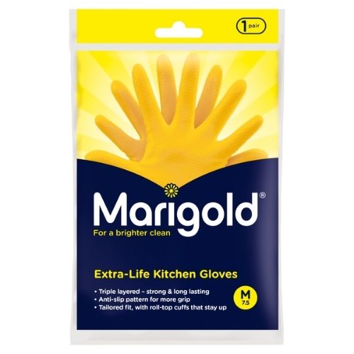 MARIGOLD KITCHEN GLOVES MEDIUM PAIR 1S