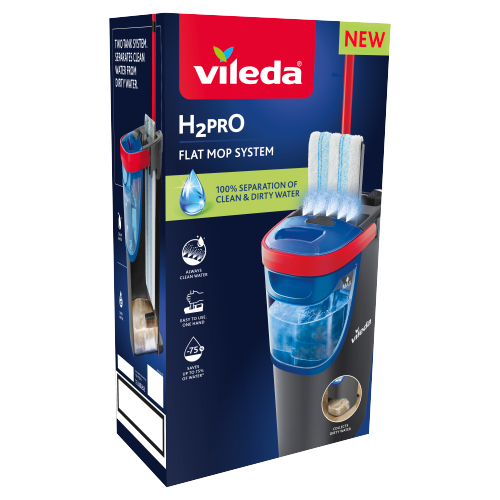 VILEDA H2PRO FLAT MOP SYSTEM 1S