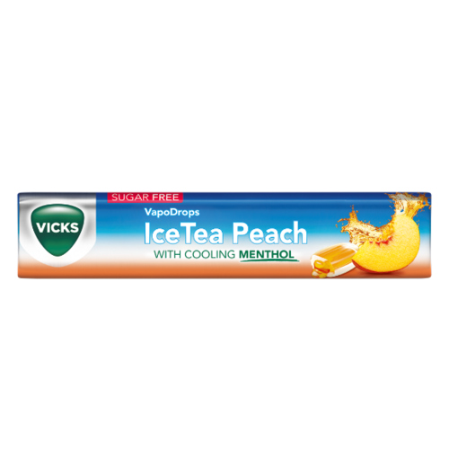 VICKS ICETEA PEACH LOZENGE 42G