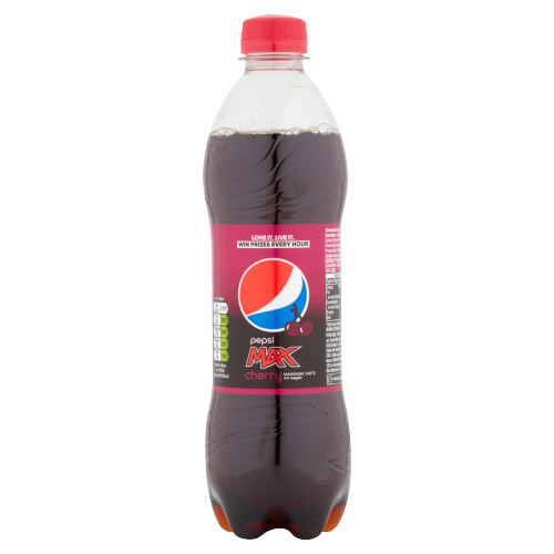 PEPSI MAX CHERRY PET 500ML