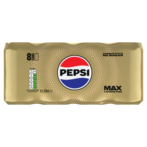 PEPSI MAX CAFFEINE FREE 330ML