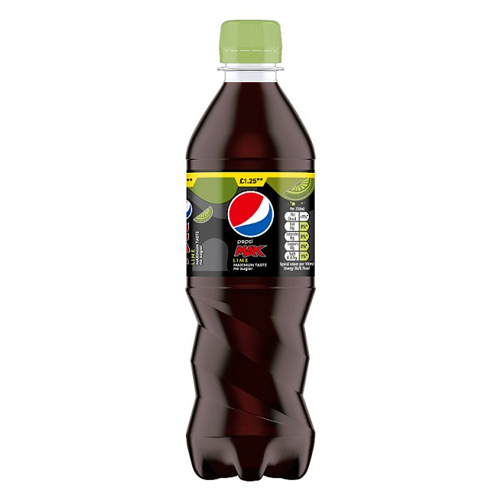 PEPSI MAX LIME PMP £1.25 PET 500ML