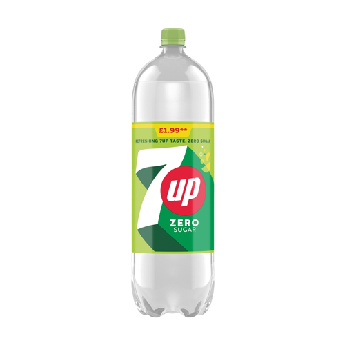 7UP ZERO PMP £1.99 PET 2L