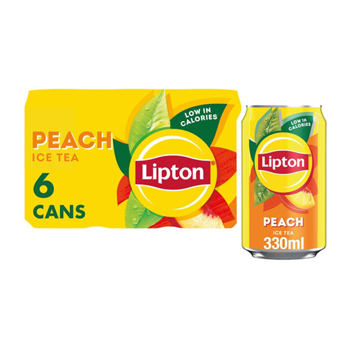 LIPTON ICE TEA PEACH 6PK CAN 330ML