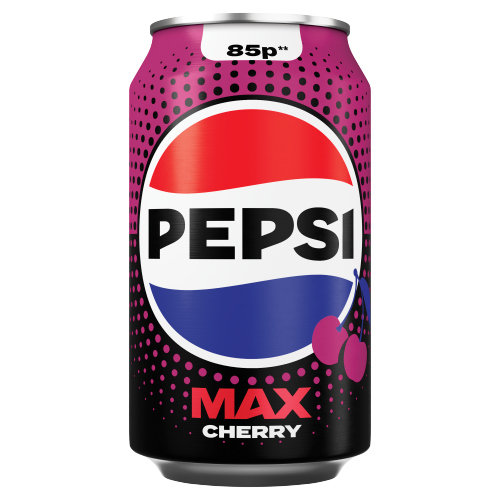 PEPSI MAX CHERRY PMP 85P CAN 330ML