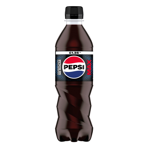 PEPSI MAX PMP £1.35 PET 500ML