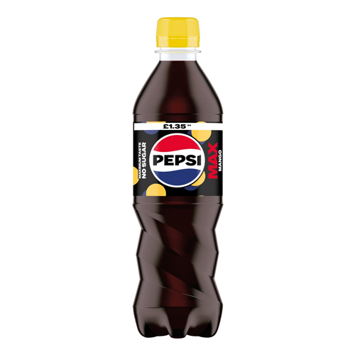 PEPSI MAX MANGO PMP £1.35 PET 500ML