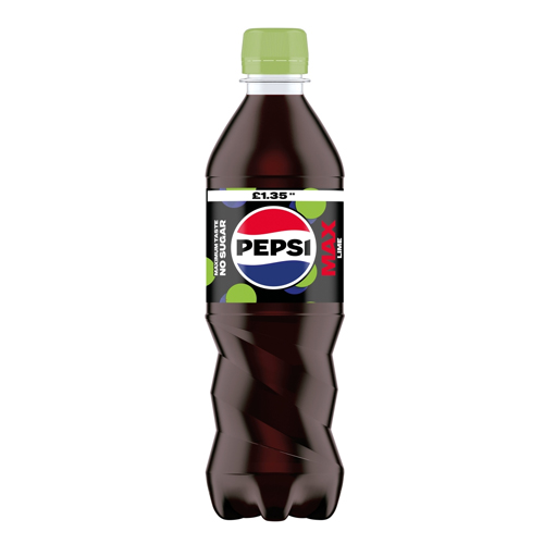 PEPSI MAX LIME PMP £1.35 PET 500ML