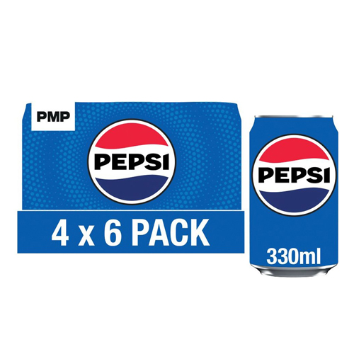 PEPSI REG 6PK CAN PMP £3.39 330ML