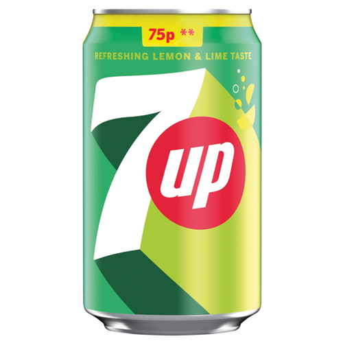 7UP REG LEMON & LIME CAN PMP 75P CAN 330ML