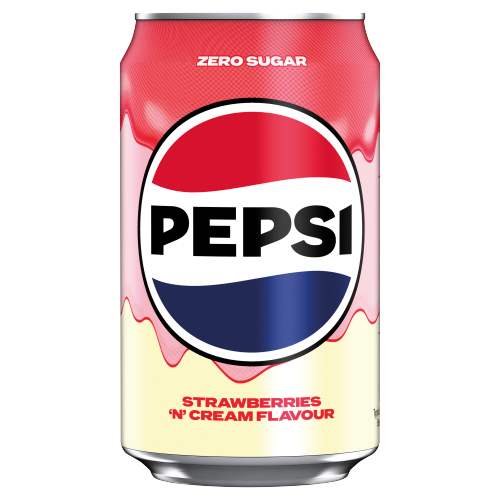 PEPSI STRAWBERRIES & CREAM CAN 330ML