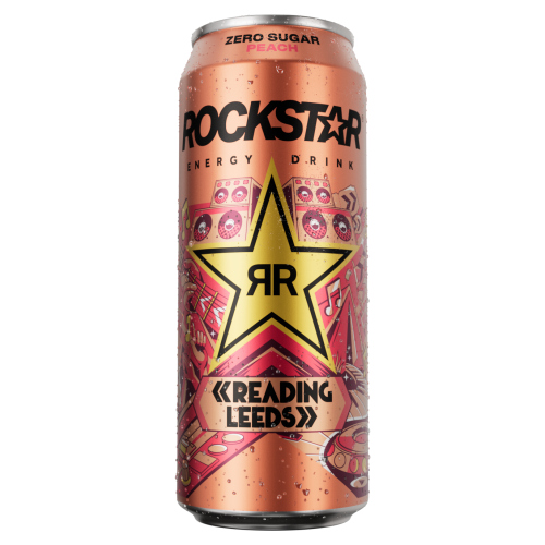 ROCKSTAR ENERGY PEACH 500ML