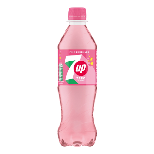 7UP ZERO SUGAR PINK LEMONADE PET 500ML