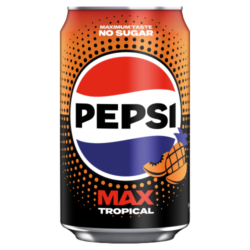 PEPSI MAX TROPICAL CAN 330ML