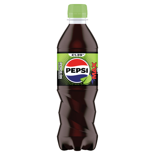 PEPSI MAX LIME PMP £1.39 PET 500ML