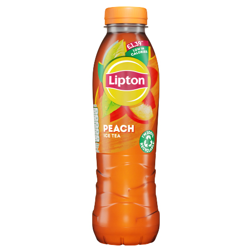LIPTON ICE PEACH PMP £1.39 PET 500ML