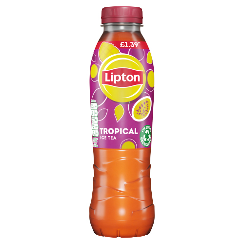 LIPTON TROPICAL ICE TEA PET PMP £1.39 500ML