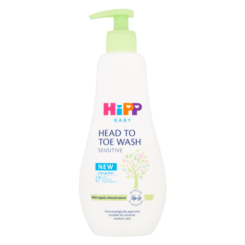 HIPP BABY SENSITIVE HEAD TO TOE WASH 400ML