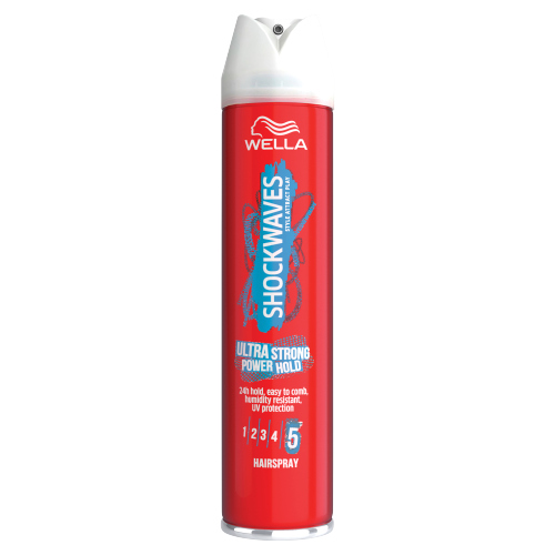 SHOCKWAVES POWER HOLD HAIRSPRAY ULTRA STRONG 250ML