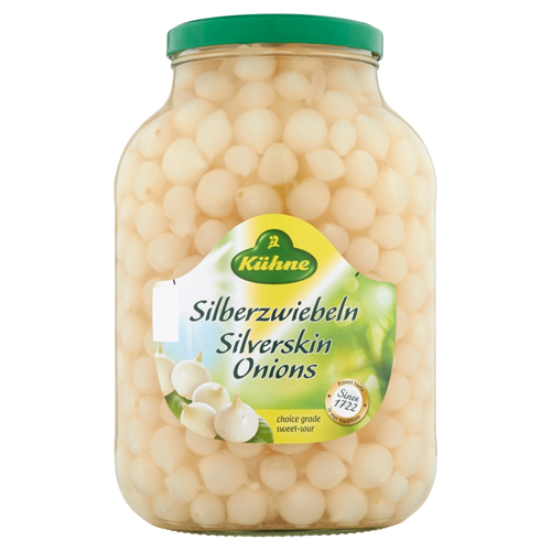 KUHNE SILVERSKIN ONIONS 2.4KG