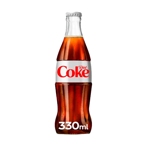 DIET COKE GLASS 330ML