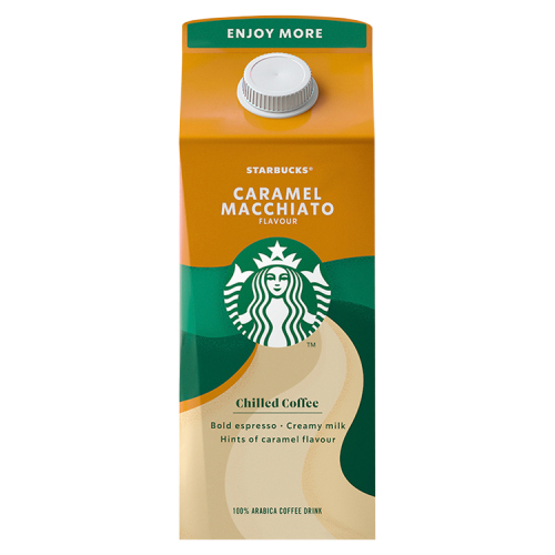 STARBUCKS CARAMEL MACCHIATO CHILLED COFFEE MULTISERVE 750ML