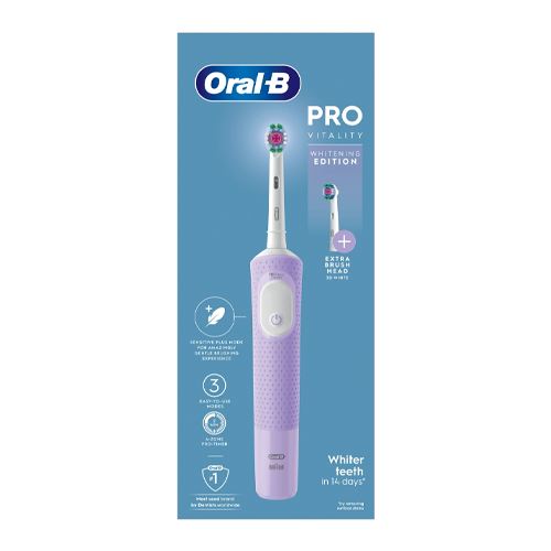 ORAL-B VITALITY PRO LILAC MIST ELECTRIC RECHARGEABLE TOOTHBRUSH 1S