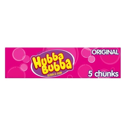 HUBBA BUBBA ORIGINAL BUBBLEGUM 5 CHUNKY CHEWS 35G