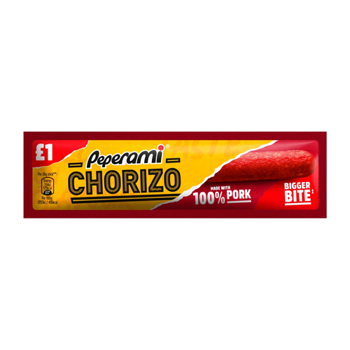 PEPERAMI CHORIZO PMP £1.00 26G