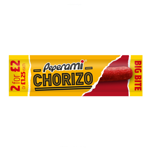 PEPERAMI CHORIZO PMP £1.25 (2FOR£2) 26G
