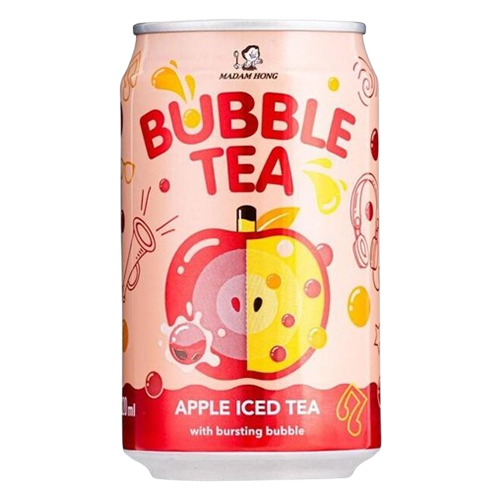 MADAM HONG POPPING BOBA APPLE BUBBLE TEA 320ML