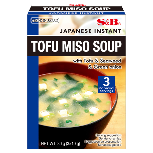 S&B JAPANESE INSTANT TOFU MISO SOUP 30G