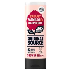 ORIGINAL SOURCE SHOWER GEL CREAMY RASPBERRY 250ML