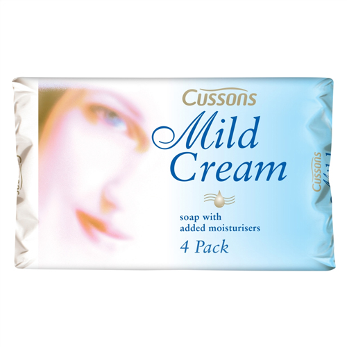 CUSSONS MILD CREAM SOAP 4PK 90G