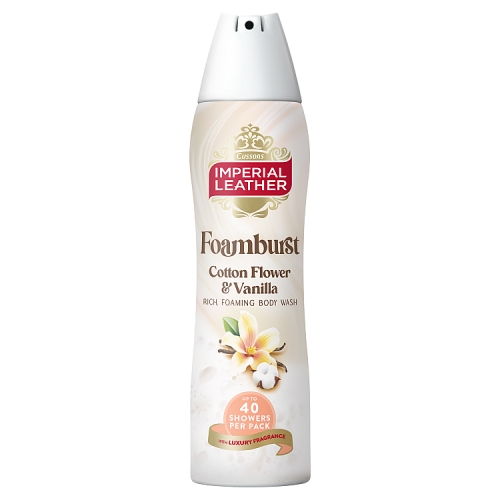 IMPERIAL LEATHER FOAMBURST MOISTURISING JASMINE VANILLA 200ML