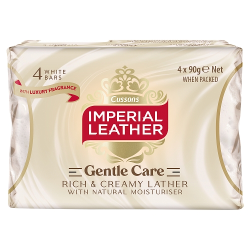 IMPERIAL LEATHER SOAP GENTLE CARE 4PK 90G
