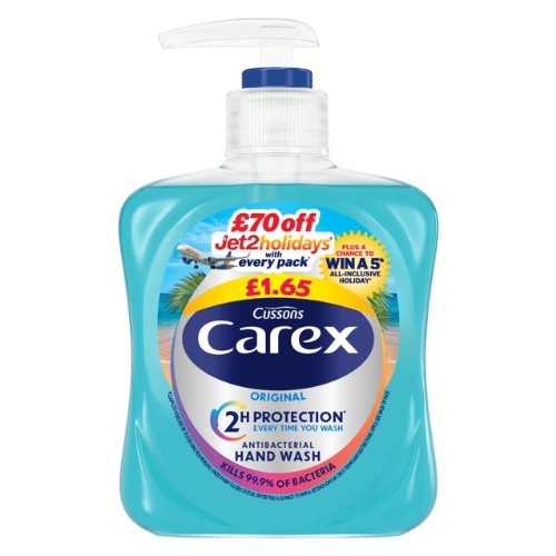 CAREX HANDWASH ORIGINAL PMP £1.65 250ML